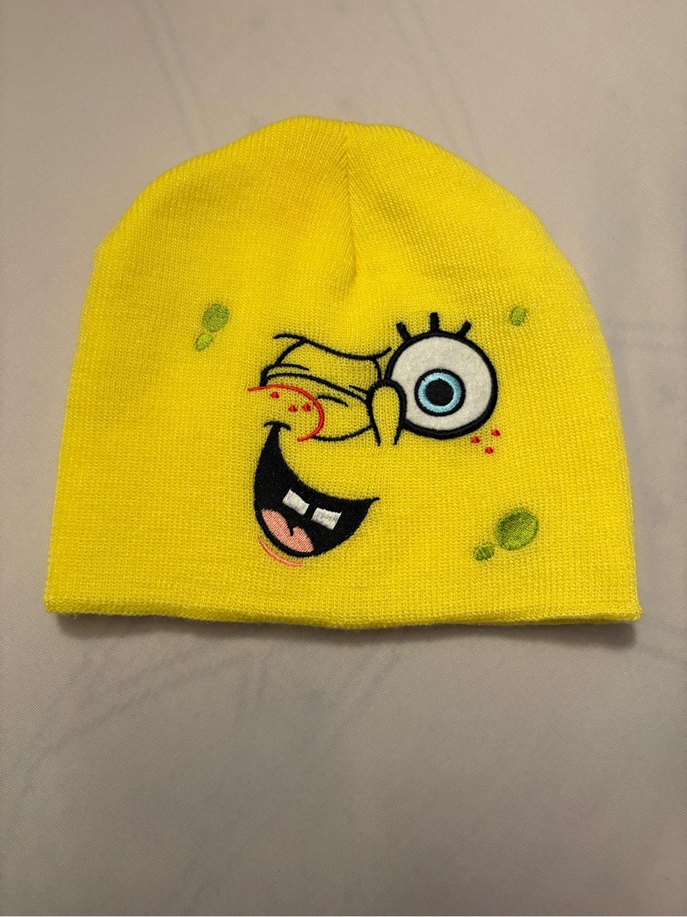 Nickelodeon Yellow SpongeBob Knit Beanie
